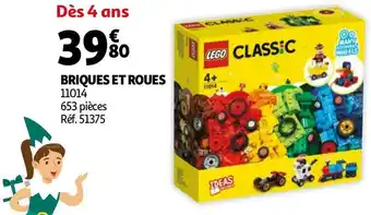 Auchan Lego briques et roues offre