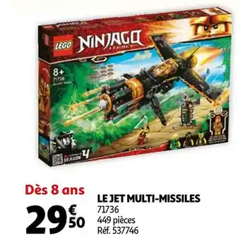 Lego le jet multi-missiles