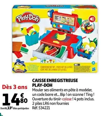 Play-doh caisse enregistreuse
