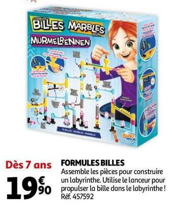 Auchan Formules billes offre