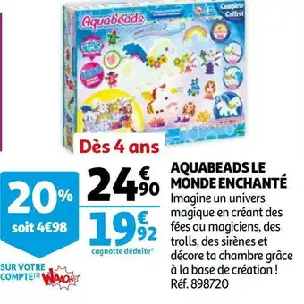 Aquabeads aquabeads le monde enchanté