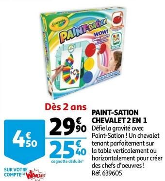 Paint-sation chevalet 2 en 1