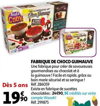 Fabrique de choco guimauve