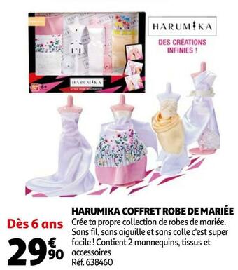 Auchan Harumika coffret robe de mariée offre