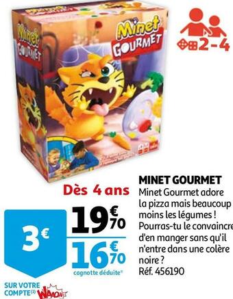 Auchan Minet gourmet offre