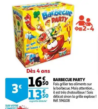 Auchan Barbecue party offre