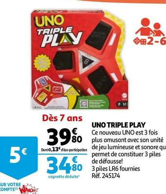 Uno triple play
