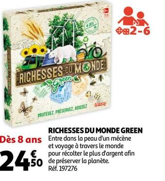 Auchan Richesses du monde green offre
