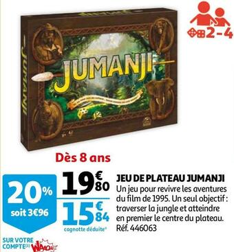 Auchan Jeu de plateau jumanji offre