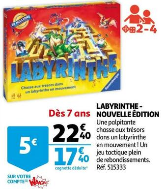 Auchan Labyrinthe - nouvelle édition offre