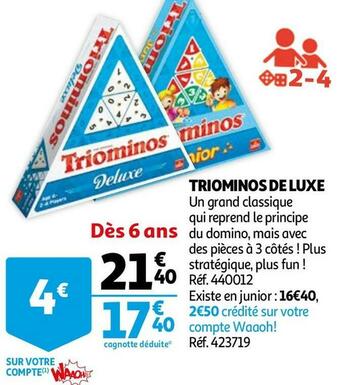 Auchan Triominos de luxe offre
