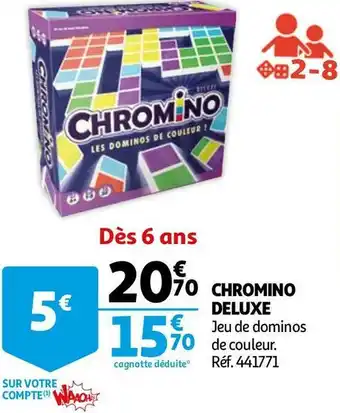 Auchan Chromino chromino deluxe offre