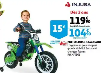 Auchan Injusa moto cross kawasaki offre