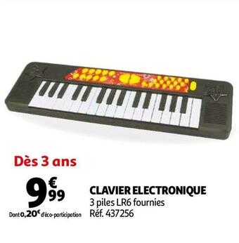Auchan Clavier electronique offre