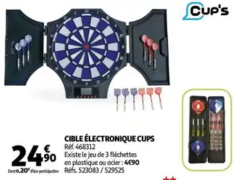Auchan Cup's cible électronique offre