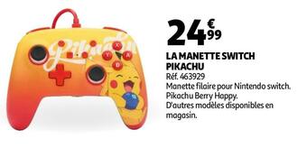 La manette switch pikachu