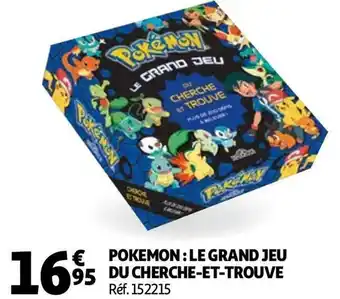 Auchan Pokèmon pokemon : le grand jeu du cherche-et-trouve offre