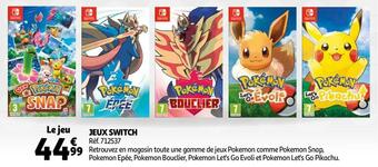 Auchan Jeux switch offre