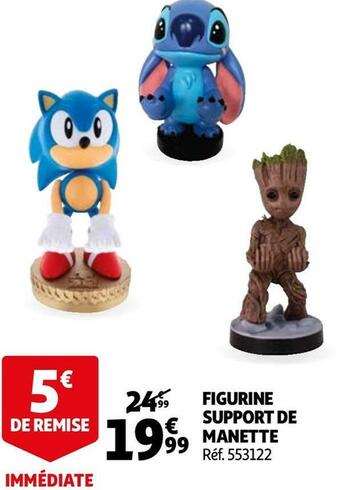 Auchan Figurine support de manette offre