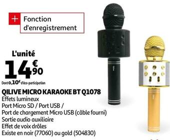 Qilive micro karaoke bt q1078