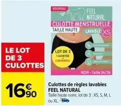 Carrefour Culotte offre