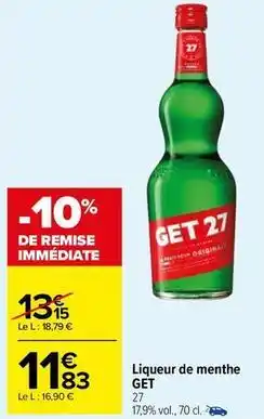 Carrefour Market Liqueur offre