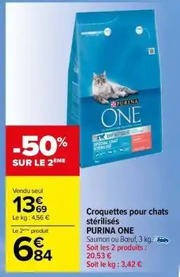 Carrefour Market Croquettes pour chats offre