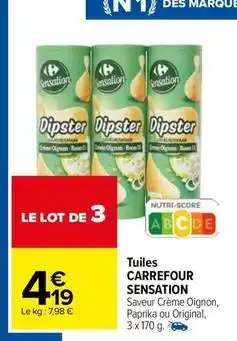 Carrefour Market Chips offre