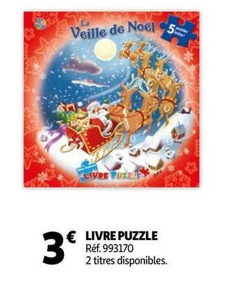 Auchan Livre puzzle offre