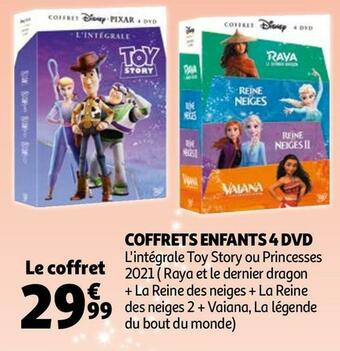 Auchan Coffrets enfants 4 dvd offre