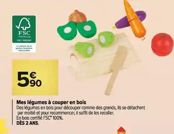 Carrefour Market Mes légumes à couper en bois offre