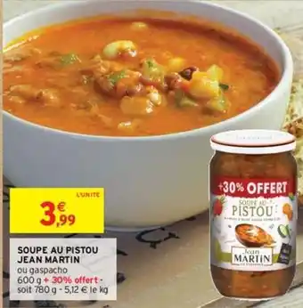 Intermarché Jean martin - soupe au pistou offre