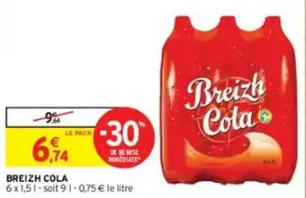 Intermarché Hyper Boisson au cola offre