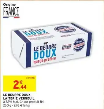 Intermarché Express Beurre offre