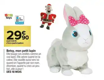 Carrefour Market Betsy, mon petit lapin offre