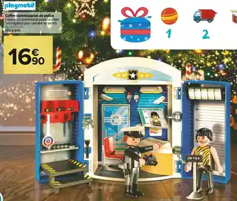 Playmobil coffre commissariat de police