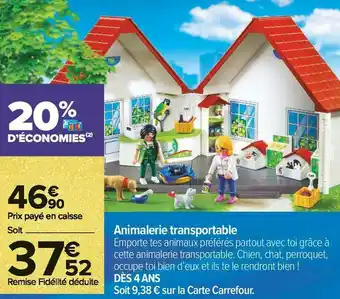 Animalerie transportable