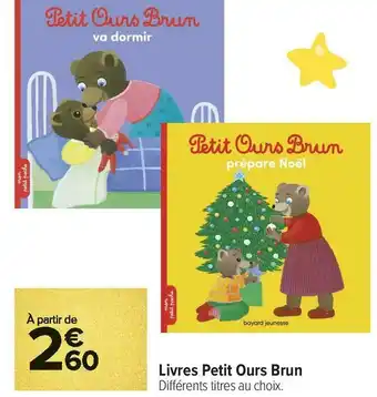 Livres petit ours brun