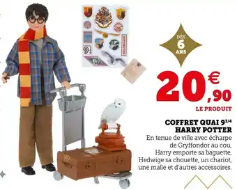 Hyper U Coffret quai 93/4 harry potter offre