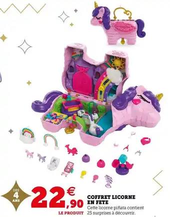 Hyper U Polly pocket coffret licorne en fete offre