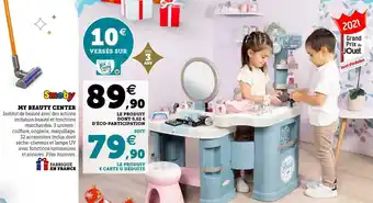 Hyper U Smoby my beauty center offre