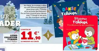 Hyper U T’choupi livres collection t’choupi offre