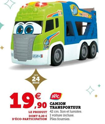 Super U Camion transporteur offre
