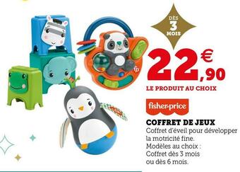 Super U Fisher-price coffret de jeux offre