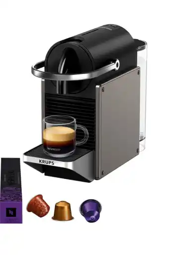 Carrefour KRUPS Machine à café Nespresso Pixie titane offre