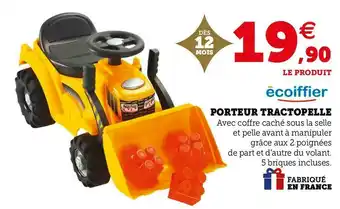 Super U Ecoiffier porteur tractopelle offre