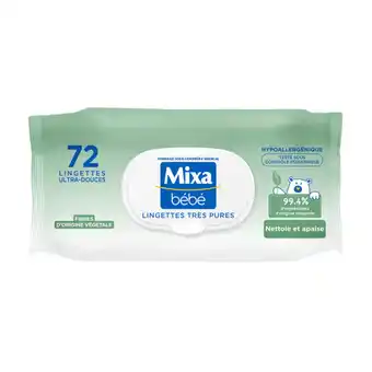 Carrefour MIXA BÉBÉ Lingettes offre