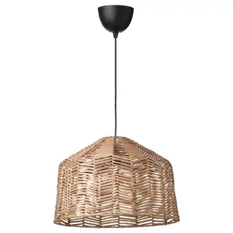 Kappeland / hemma Suspension, rotin/noir
