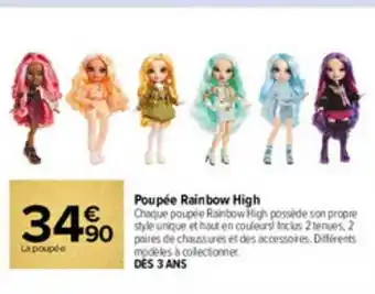 Carrefour Poupée Rainbow High offre