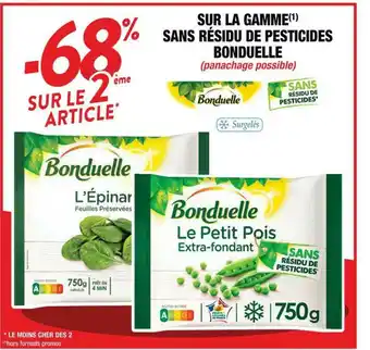 Cora x Carrefour La Gamme Sans Résidu De Pesticides Bonduelle offre